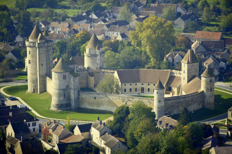 Vue du ciel du château