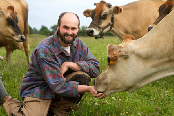 Geoffroy et ses vaches laitières