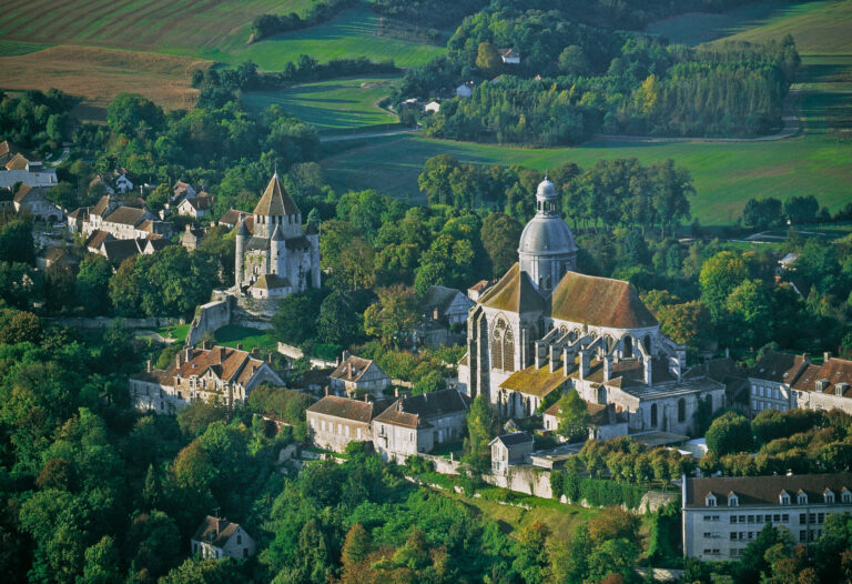 Vue aérienne de Provins