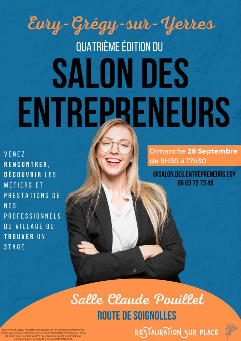 4e édition du salon des entrepreneurs d'Evry-Grégy-sur-Yerres