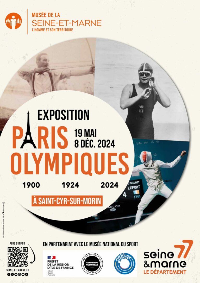 Affiche exposition Paris Olympiques