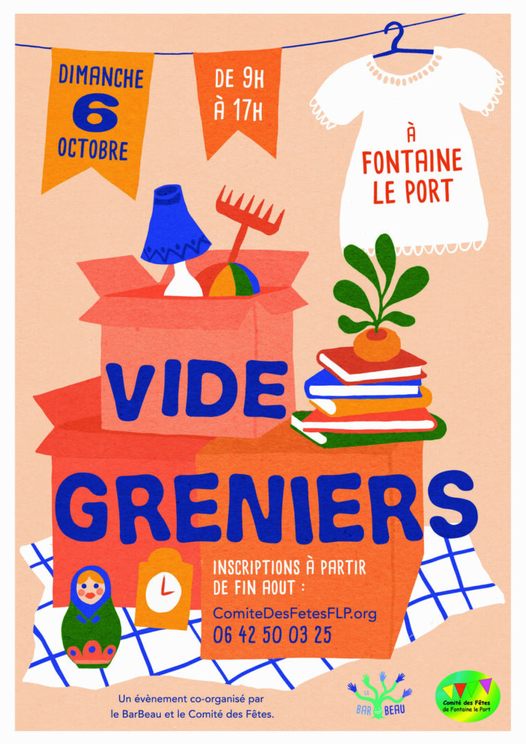 Affiche du VIDE-Greniers 2024