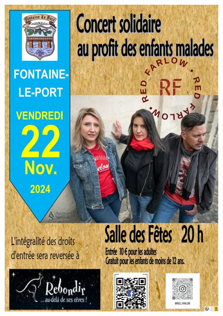 Concert solidaire à Fontaine-le-Port