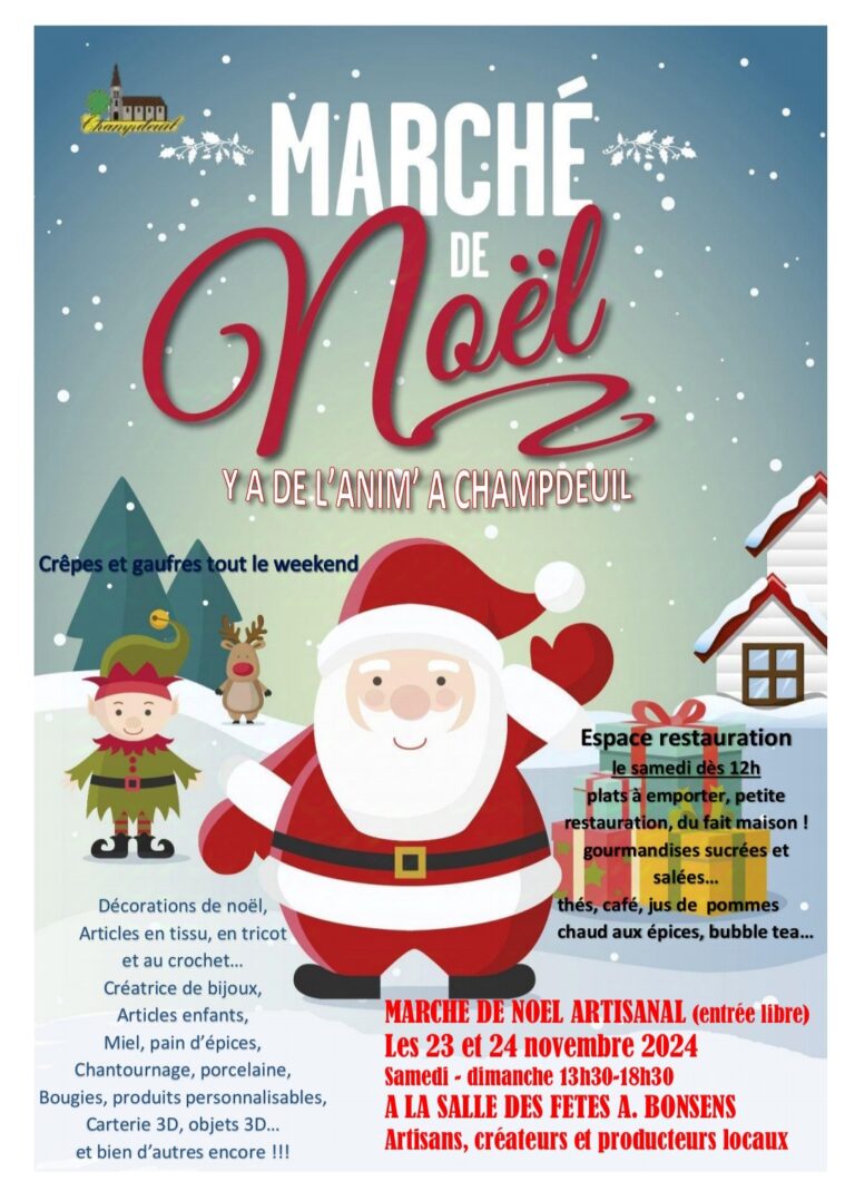 Marché de Noël à Champdeuil