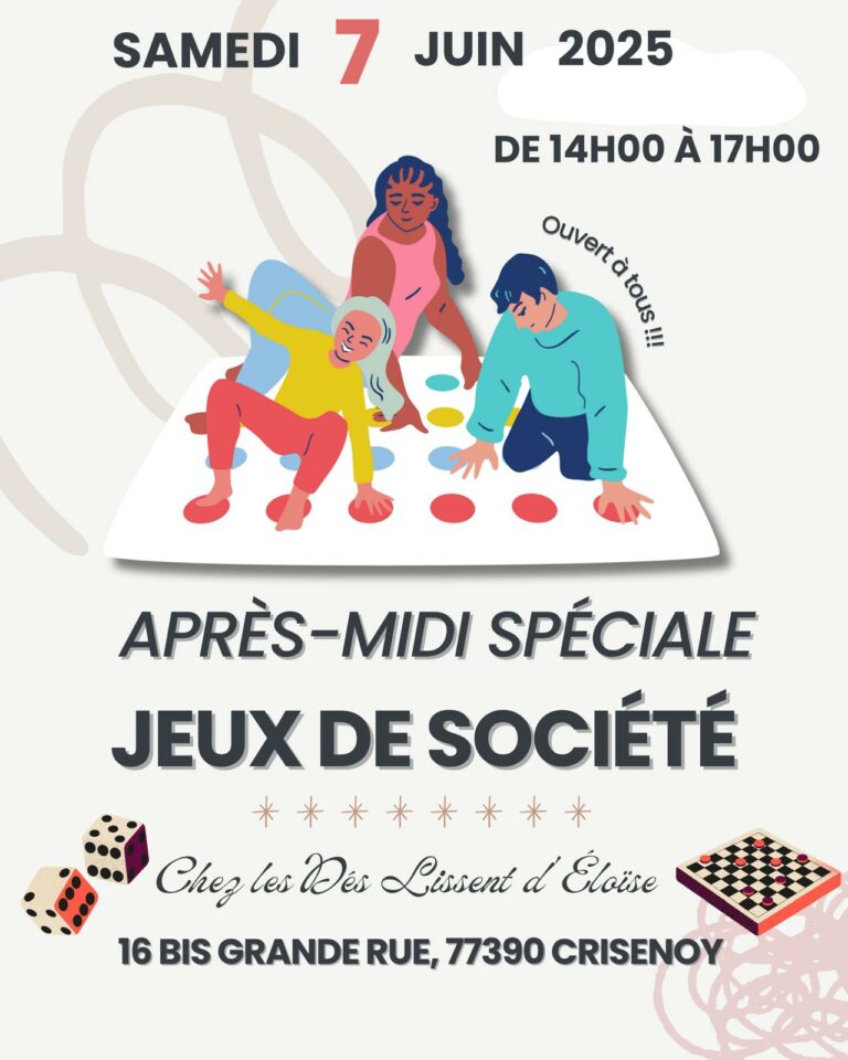 Journée Jeux de société à Crisenoy