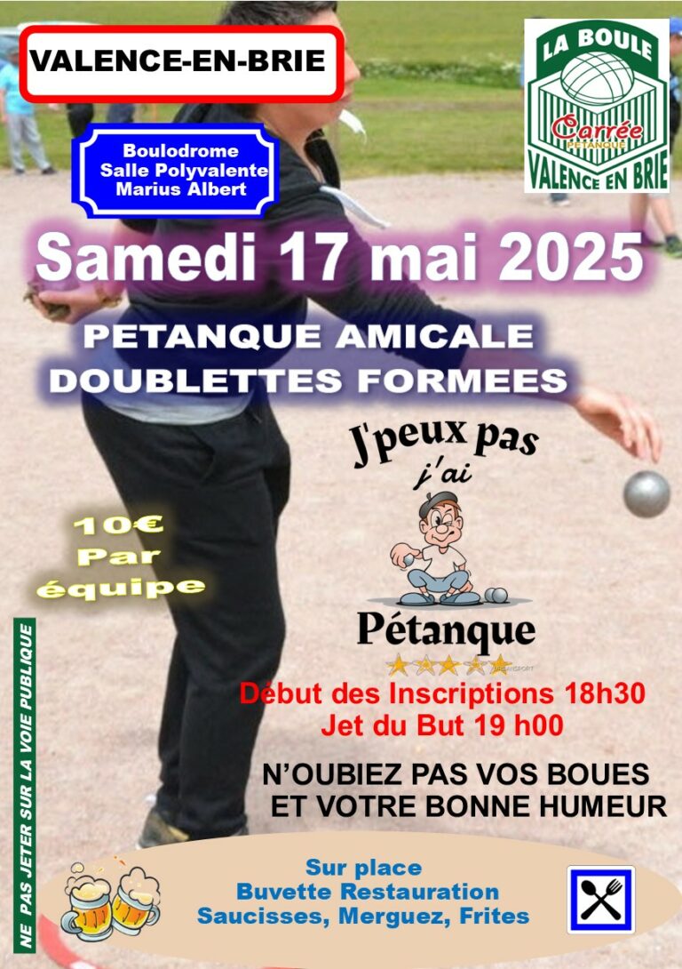 Concours pétanque amicale