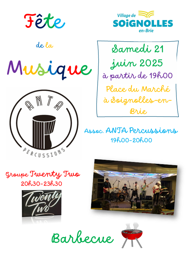 Fête de la musique à Soignolles-en-Brie