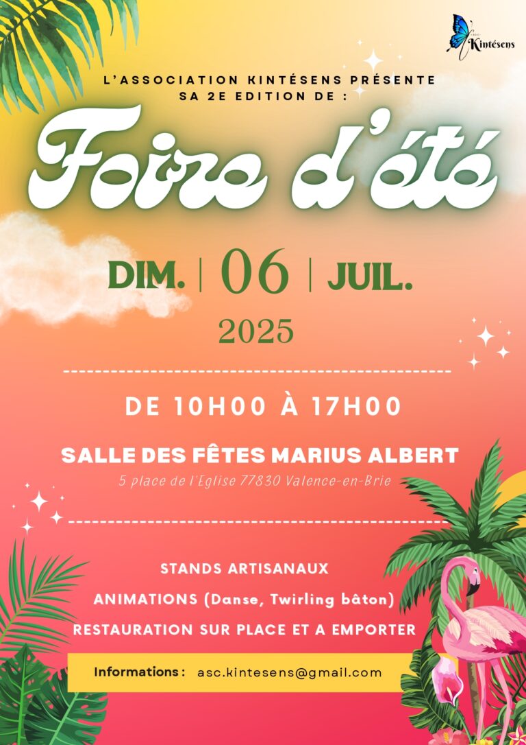 Foire d’été à Valence-en-Brie