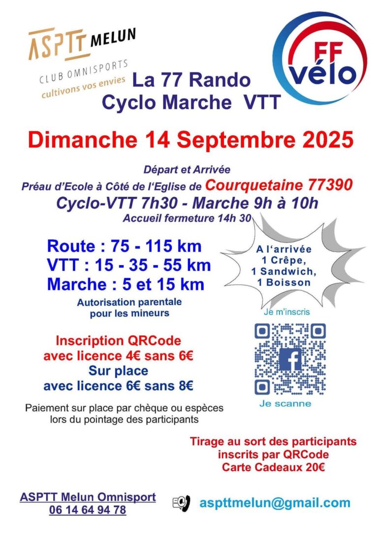 La 77 Rando à Courquetaine