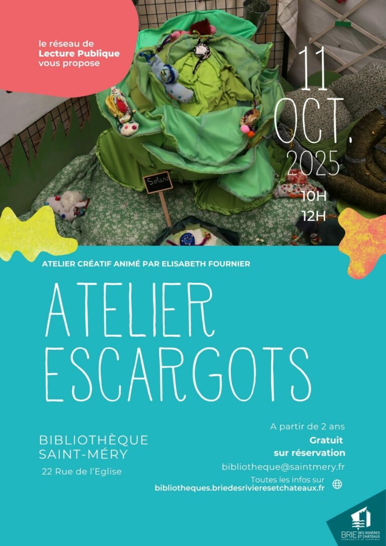 Atelier « Escargot » à Saint-Méry