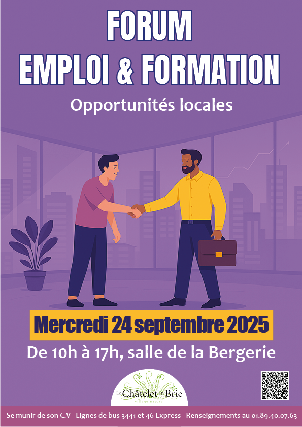 Forum de l’Emploi et de la Formation au Châtelet-en-Brie