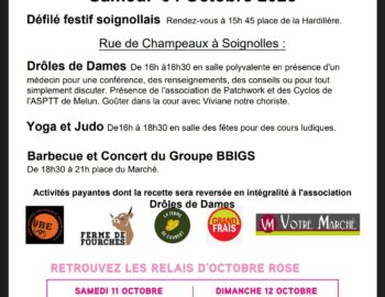 Les relais d&rsquo;Octobre Rose à Soignolles-en-Brie