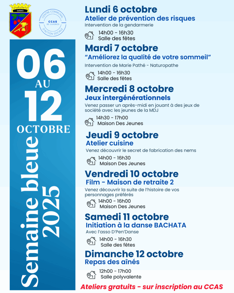 Semaine bleue à Guignes