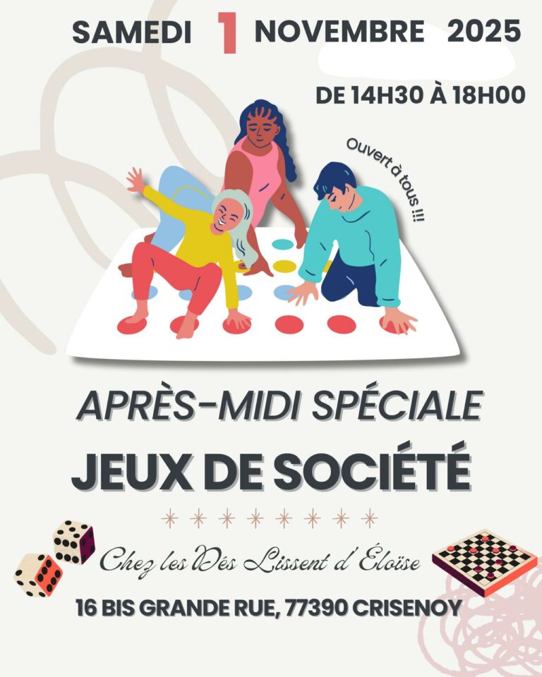 Journée jeux de société à Crisenoy