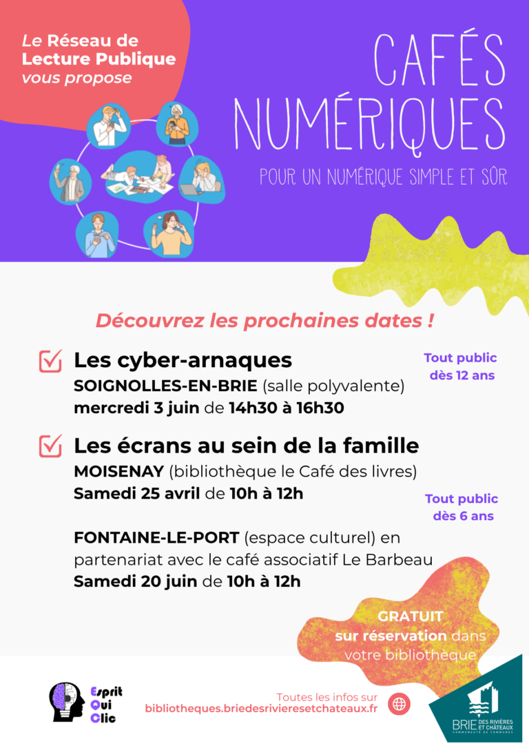 Café numérique : cyber-arnaques à Soignolles-en-Brie