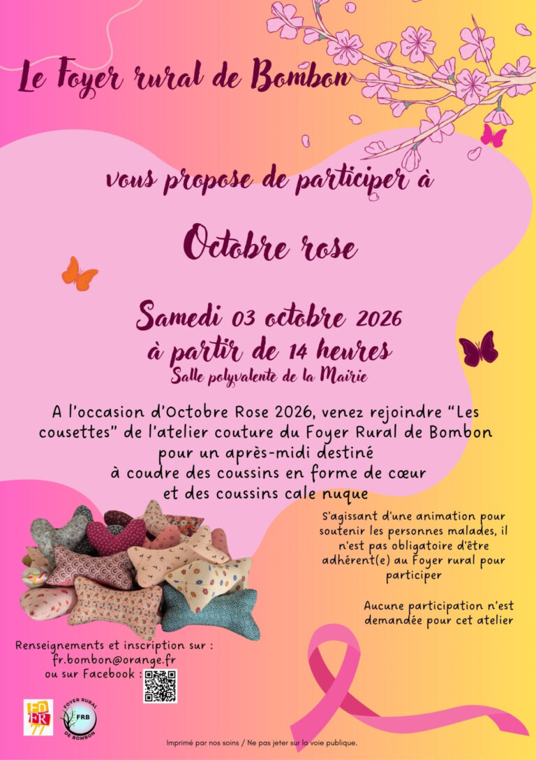 BOMBON - Octobre Rose 2026