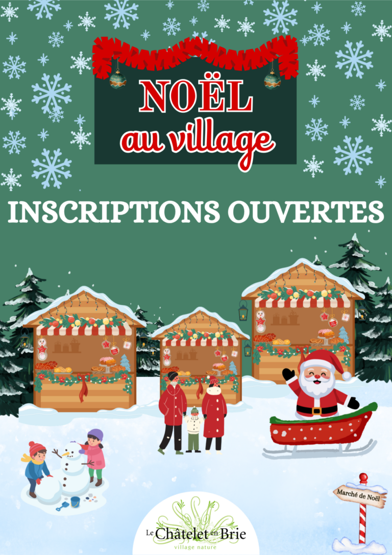 Marché et chalets de Noël : Inscriptions ouvertes au Châtelet-en-Brie