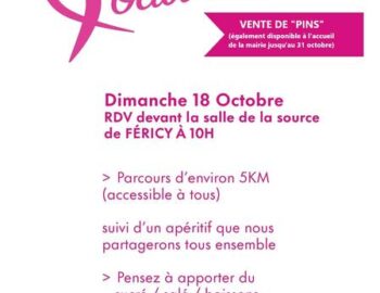 Octobre Rose : Marche solidaire à Féricy