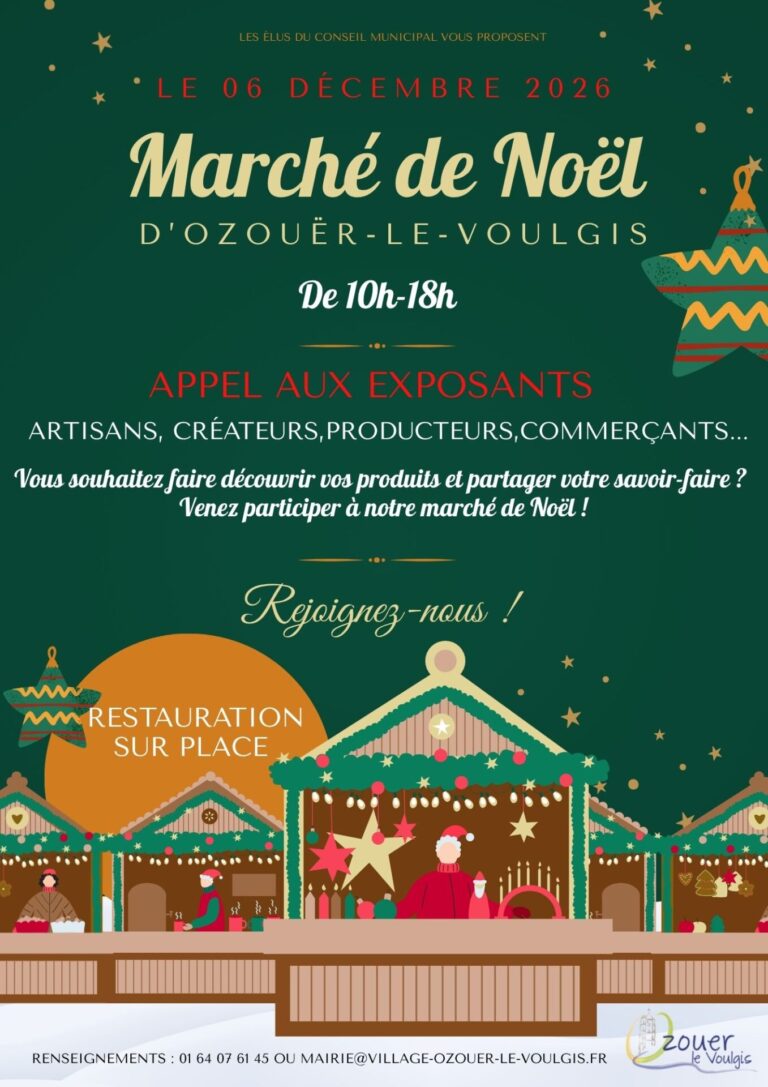 Marché de Noël d&rsquo;Ozouer-le-Voulgis