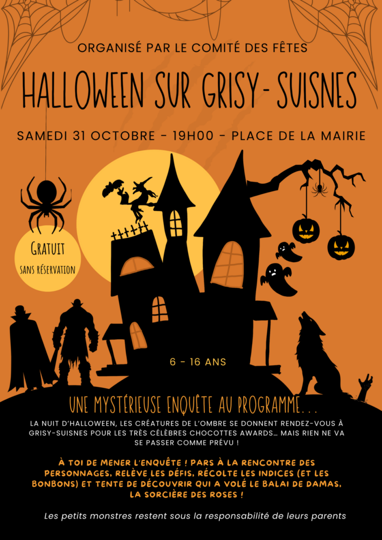 Soirée Halloween à Grisy-Suisnes