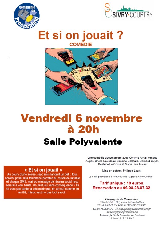 affiche theatre 6 novembre